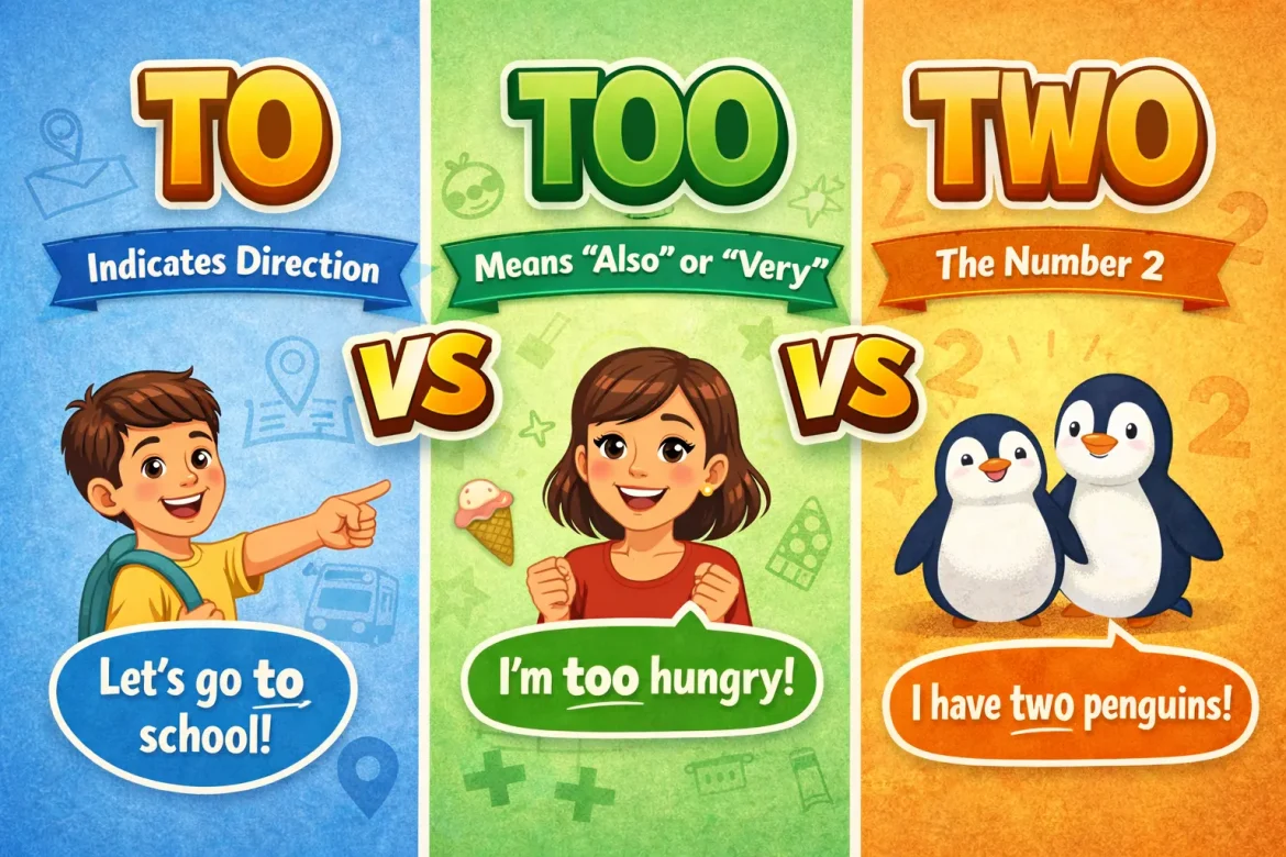 difference between to vs too vs two
