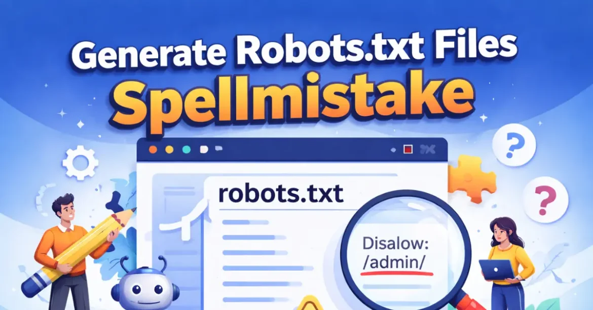 generate robots.txt files spellmistake