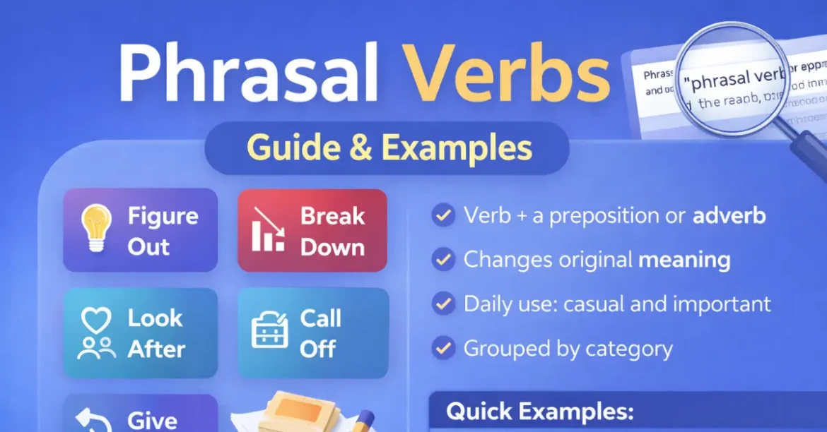 phrasal verbs
