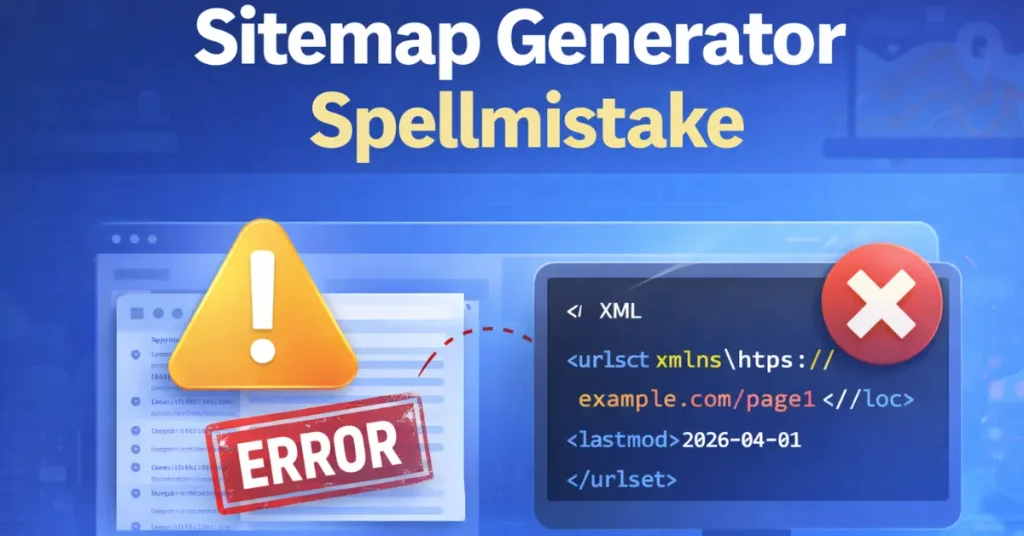 Sitemap Generator Spellmistake: Fix Errors Fast