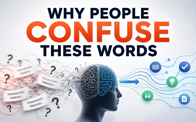 why people confuse these words