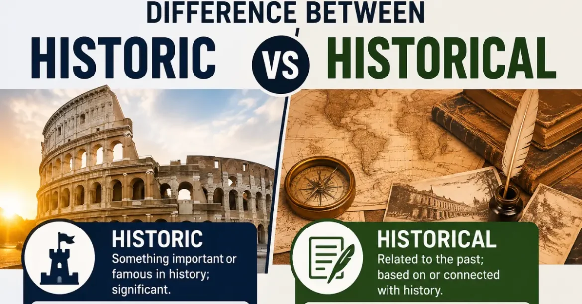 difference between historic vs historical