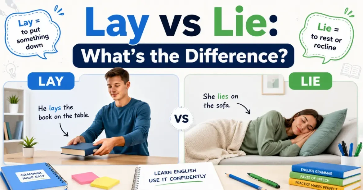 difference between lay vs lie