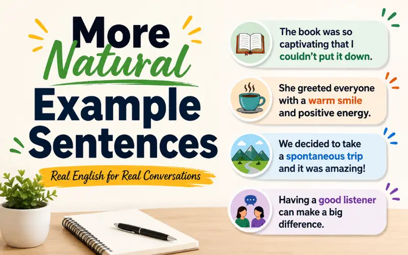 more natural example sentences