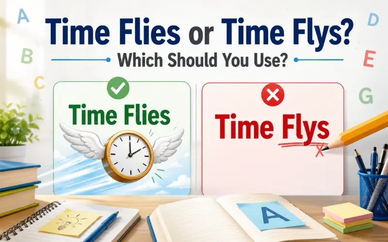 time flies or time flys which should you use