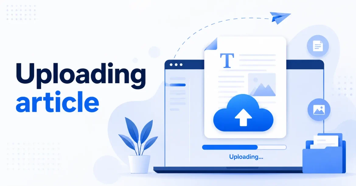 uploading article