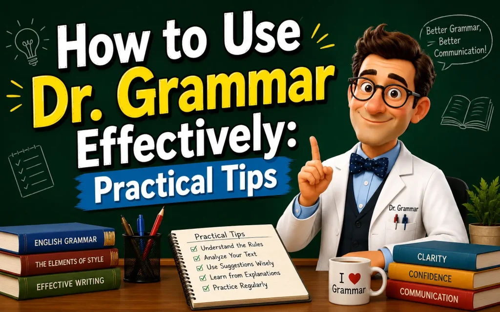 how to use dr. grammar effectively practical tips